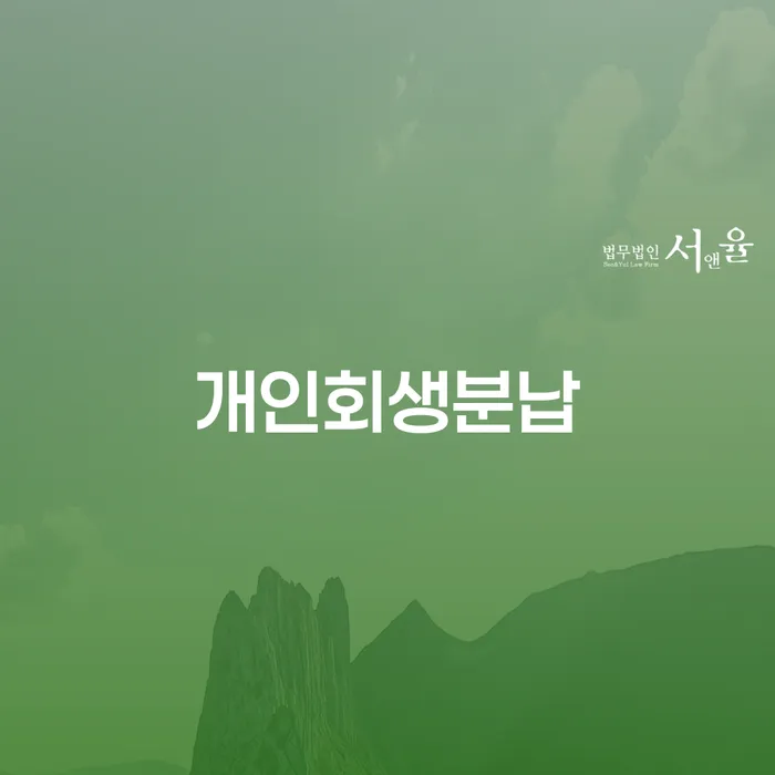 개인파산절차 대출 연체 개인회생 최선의 선택